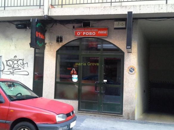 Local hamburguesería O Pobo, en Manolo Martínez