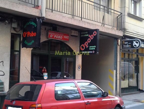 Local hamburguesería O Pobo, en Manolo Martínez