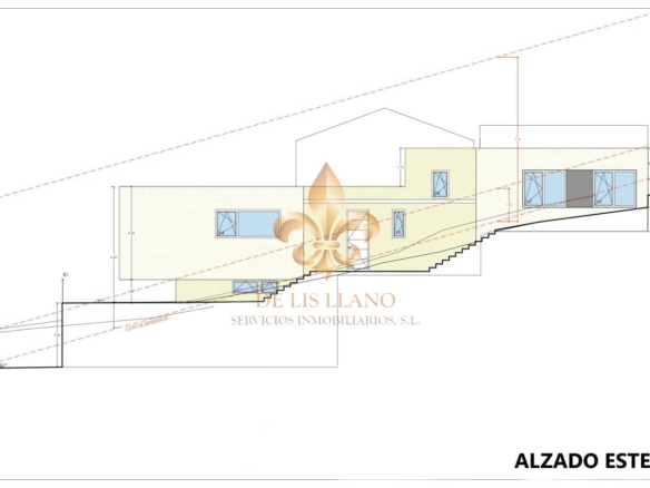 Venta de solar con proyecto y licencia para vivienda unifamiliar en dos alturas