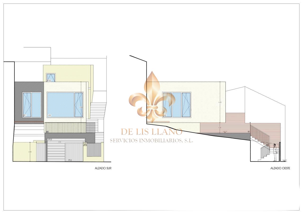 Venta de solar con proyecto y licencia para vivienda unifamiliar en dos alturas