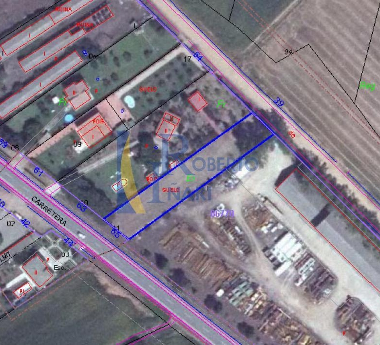 VENTA PARCELA URBANA DE 2811 M²