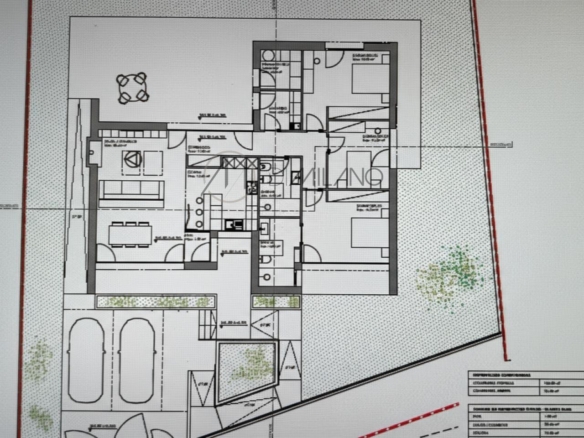Terreno edificable con licencia y proyecto en Zamáns