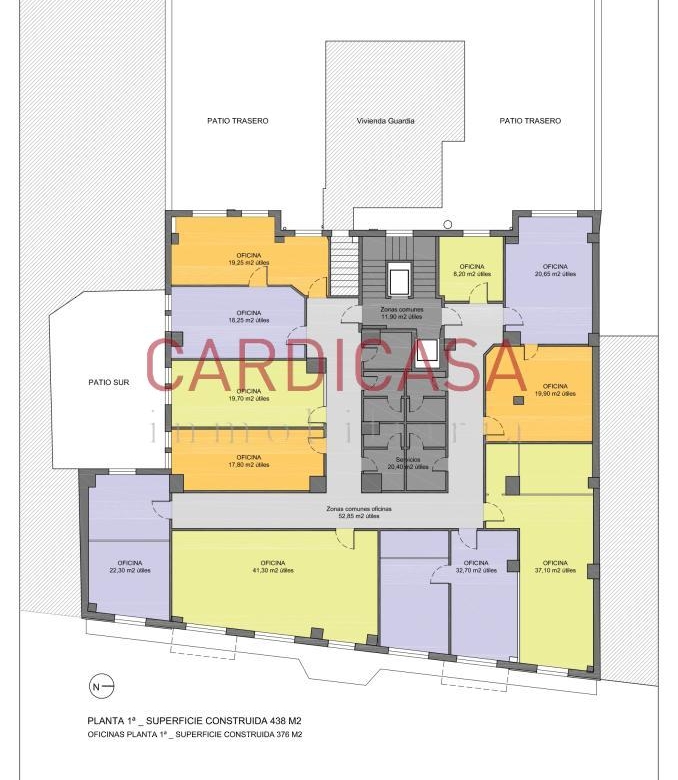 Entresuelo de 430 m² en pleno centro de Vigo.