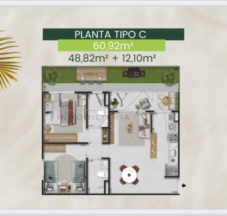 Fantastica inversión apartamentos en venta una de las mejores zonas de Brasil