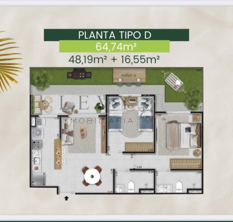 Fantastica inversión apartamentos en venta una de las mejores zonas de Brasil