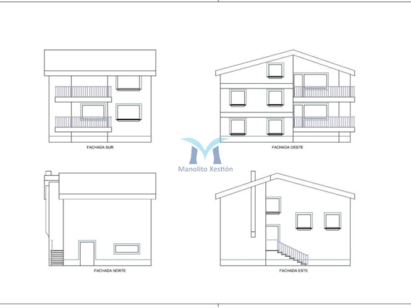 Casa con terreno y Vistas al Mar