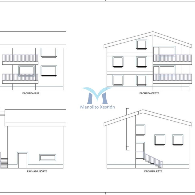 Casa con terreno y Vistas al Mar