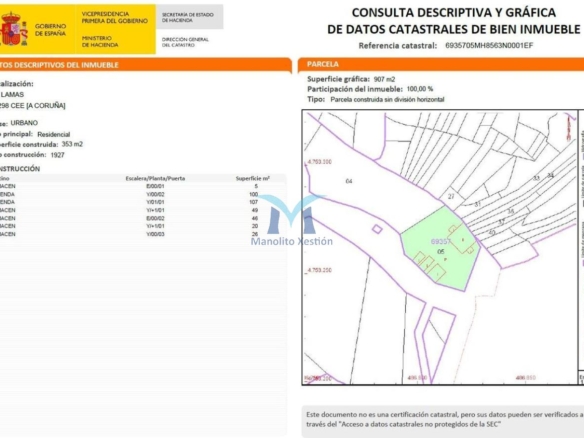 Casa con Parcela Cerrada en Ameixenda – Cee