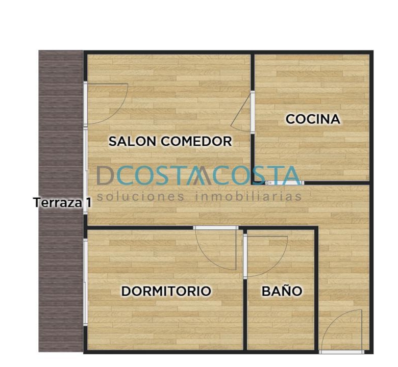 Apartamento exterior con terraza en plaza de Compostela, pleno centro de Vigo