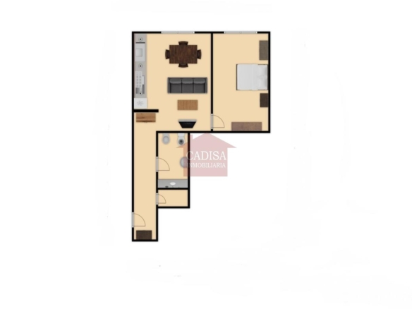 Amplio apartamento en venta en Carrefour. REF 6543
