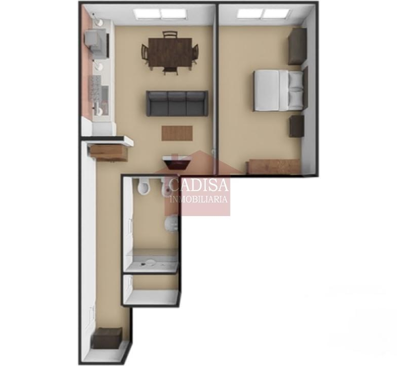 Amplio apartamento en venta en Carrefour. REF 6543