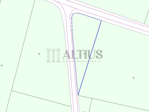 Parcela urbana de 785 m² en el centro de Vedra, excelente ubicación