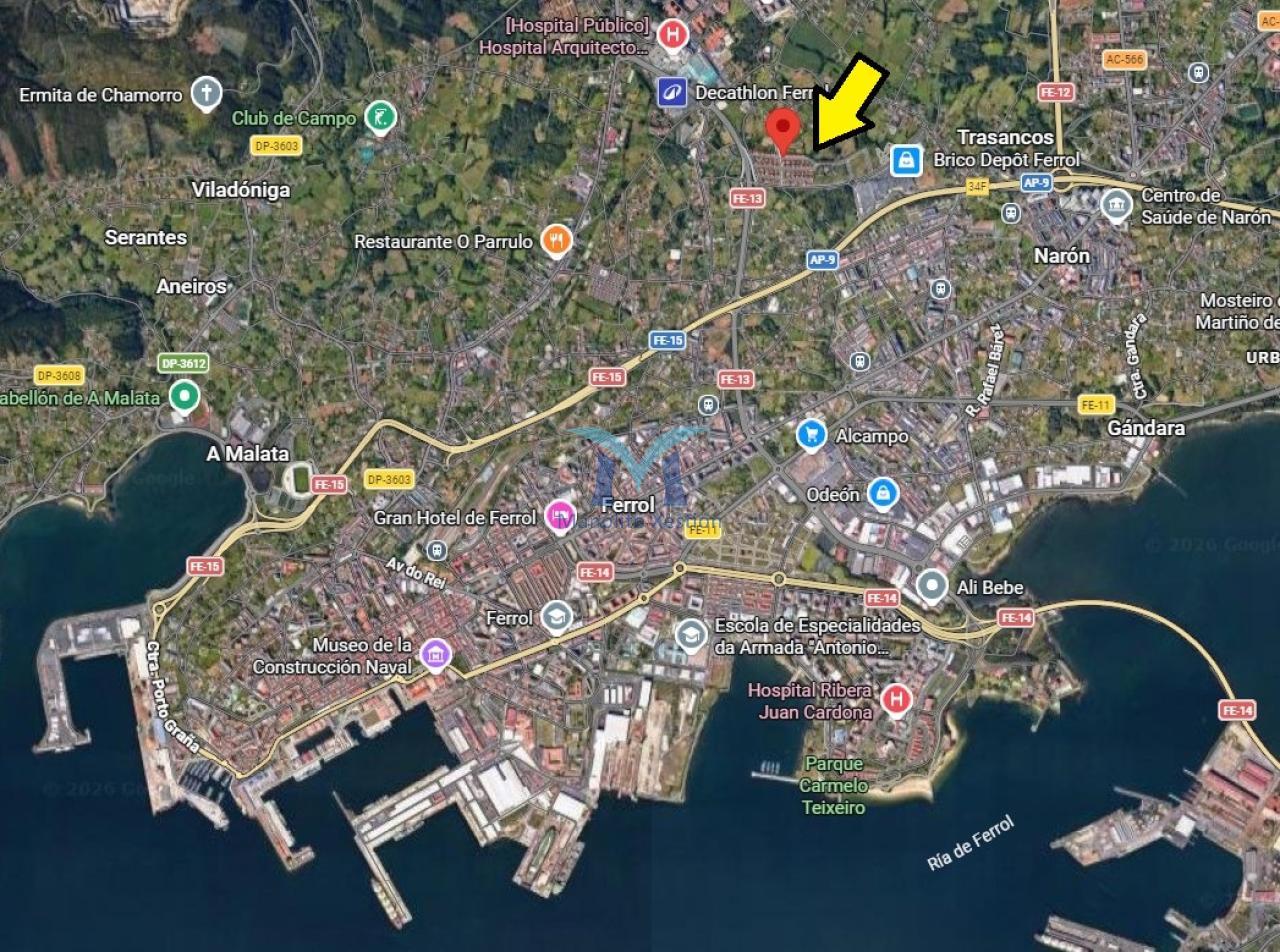 SE VENDEN CHALETS ADOSADOS EN FERROL – URBANIZACIÓN CIUDAD JARDÍN