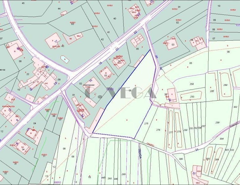 Terreno rústico de 2969 m2 en venta. Beade-Vigo.