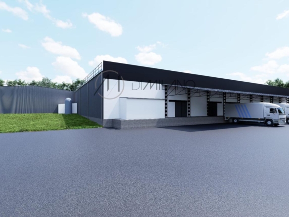 Nave industrial de 4.312 m² con 8 muelles de carga en ubicación estratégica del área de Vigo