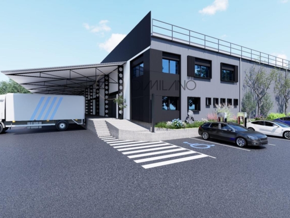 Nave industrial de 4.312 m² con 8 muelles de carga en ubicación estratégica del área de Vigo