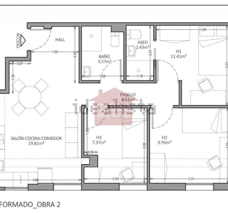 VENTA DE PISO REFORMADO JUNTO A LA ESTACIÓN DE AUTOBUSES.REF:10641