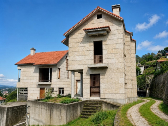 SE VENDEN 2 CASAS DE PIEDRA EN CONSTRUCCION CON VISTAS A LA RIA EN DOMAIO (MOAÑA)