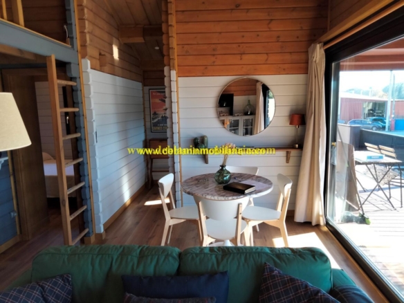 SE ALQUILA  CASA DE MADERA CON JARDÍN EN VALENÇA DO MINHO