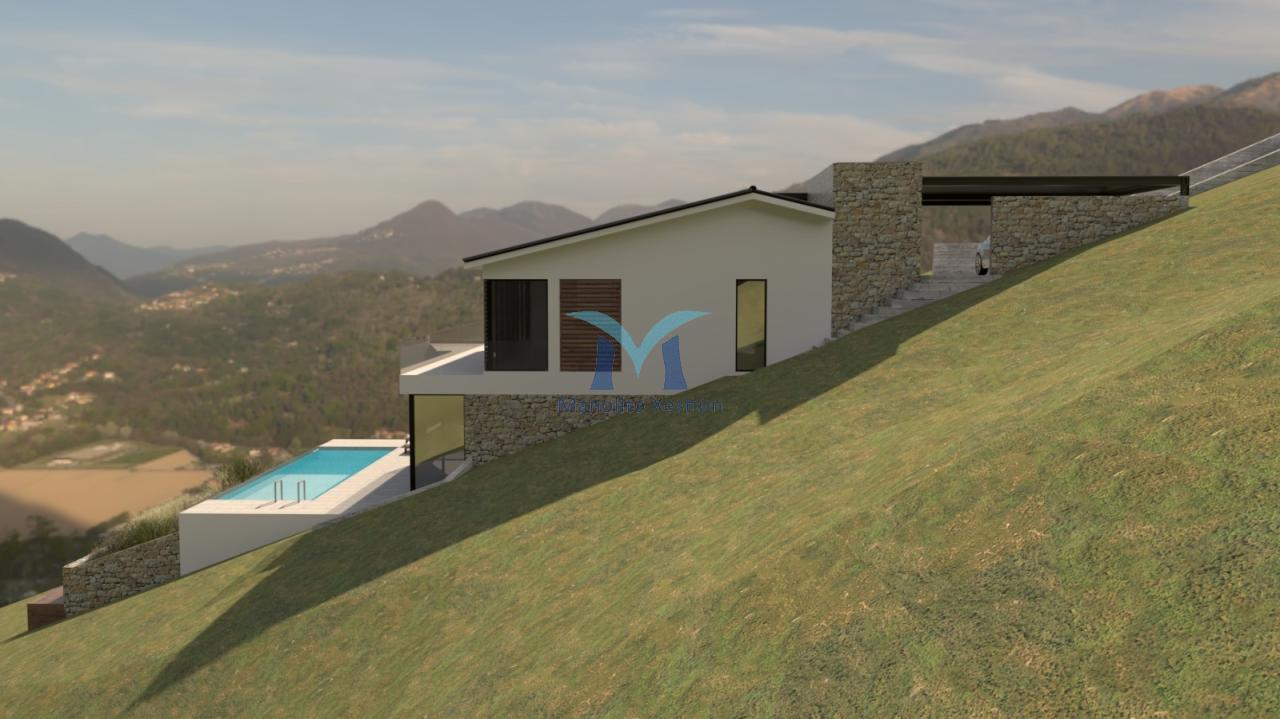 Finca con Vistas al Mar, de 1.533 m² con proyecto para vivienda unifamiliar con piscina en Ameixenda – Cee
