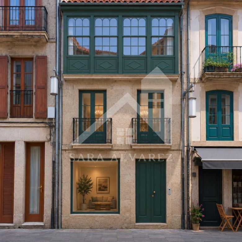 PROMOCIÓN DE DOS VIVIENDAS EXCLUSIVAS EN UN EDIFICIO HISTÓRICO REHABILITADO EN LA RÚA REAL DE PONTEVEDRA