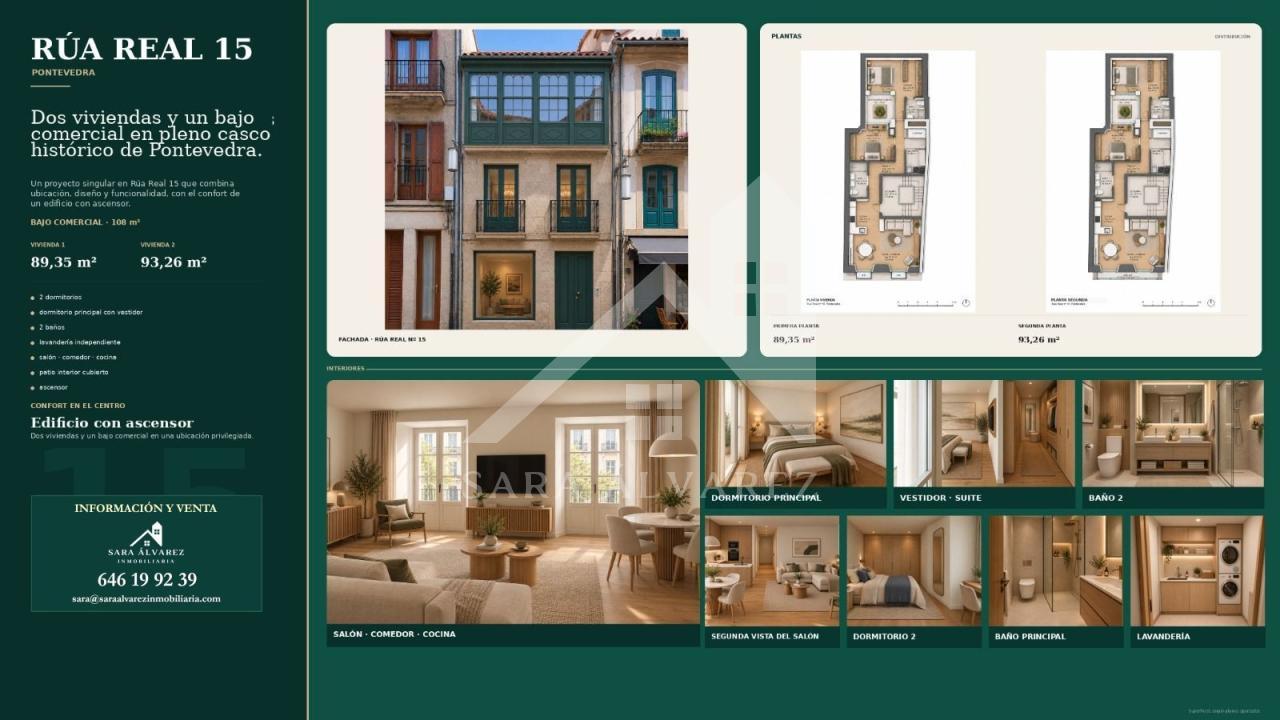 178975667203500173566_178975629971 PROMOCIÓN DE DOS VIVIENDAS EXCLUSIVAS EN UN EDIFICIO HISTÓRICO REHABILITADO EN LA RÚA REAL DE PONTEVEDRA