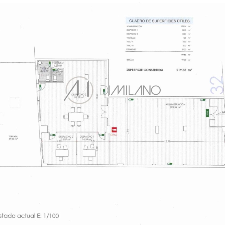 Local comercial de 225 m2 en Xulián Estévez