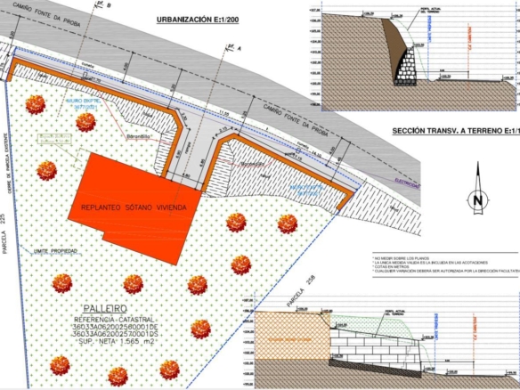 ¡Oportunidad Sanguiñeda, Mos! Solar edificable  vivienda unifamiliar.