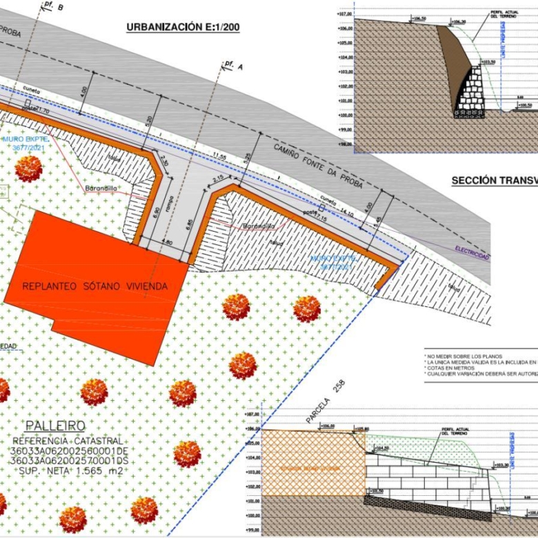 ¡Oportunidad Sanguiñeda, Mos! Solar edificable  vivienda unifamiliar.