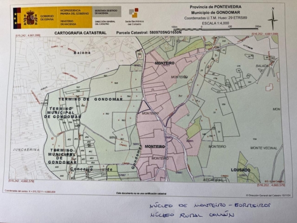 ¡Oportunidad en Monteiro, Gondomar! Solar edificable  vivienda unifamiliar o  proyecto turístico.