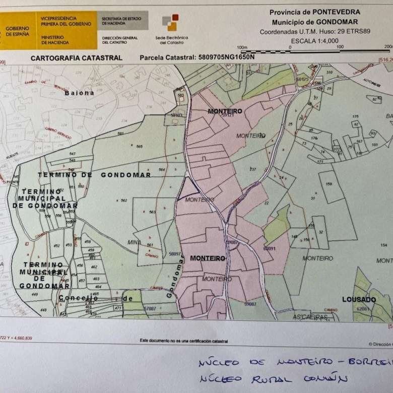¡Oportunidad en Monteiro, Gondomar! Solar edificable  vivienda unifamiliar o  proyecto turístico.