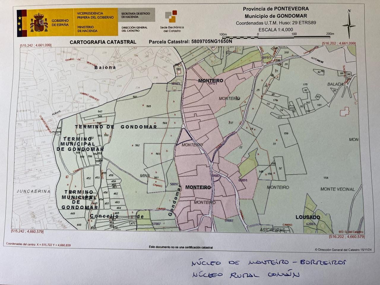 ¡Oportunidad en Monteiro, Gondomar! Solar edificable  vivienda unifamiliar o  proyecto turístico.