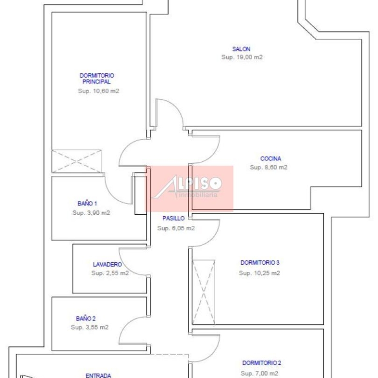 Piso amueblado Urb. Residencia