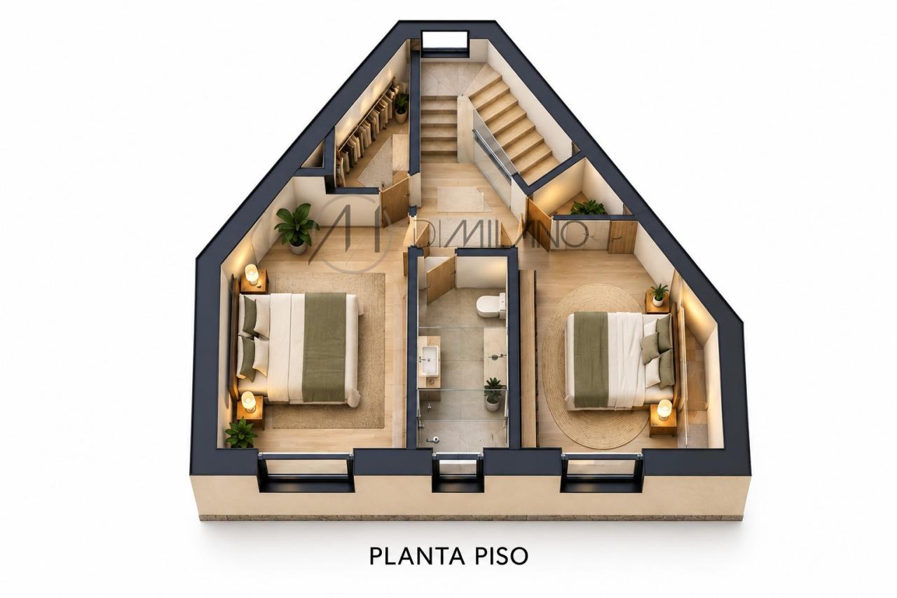 Solar de 577 m² con proyecto y licencia para vivienda unifamiliar en Lavadores, Vigo