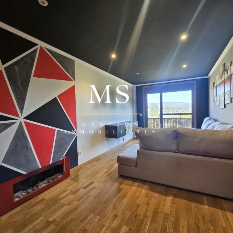 Piso moderno de 90 m² en Mondariz con vistas al monte, garaje y trastero
